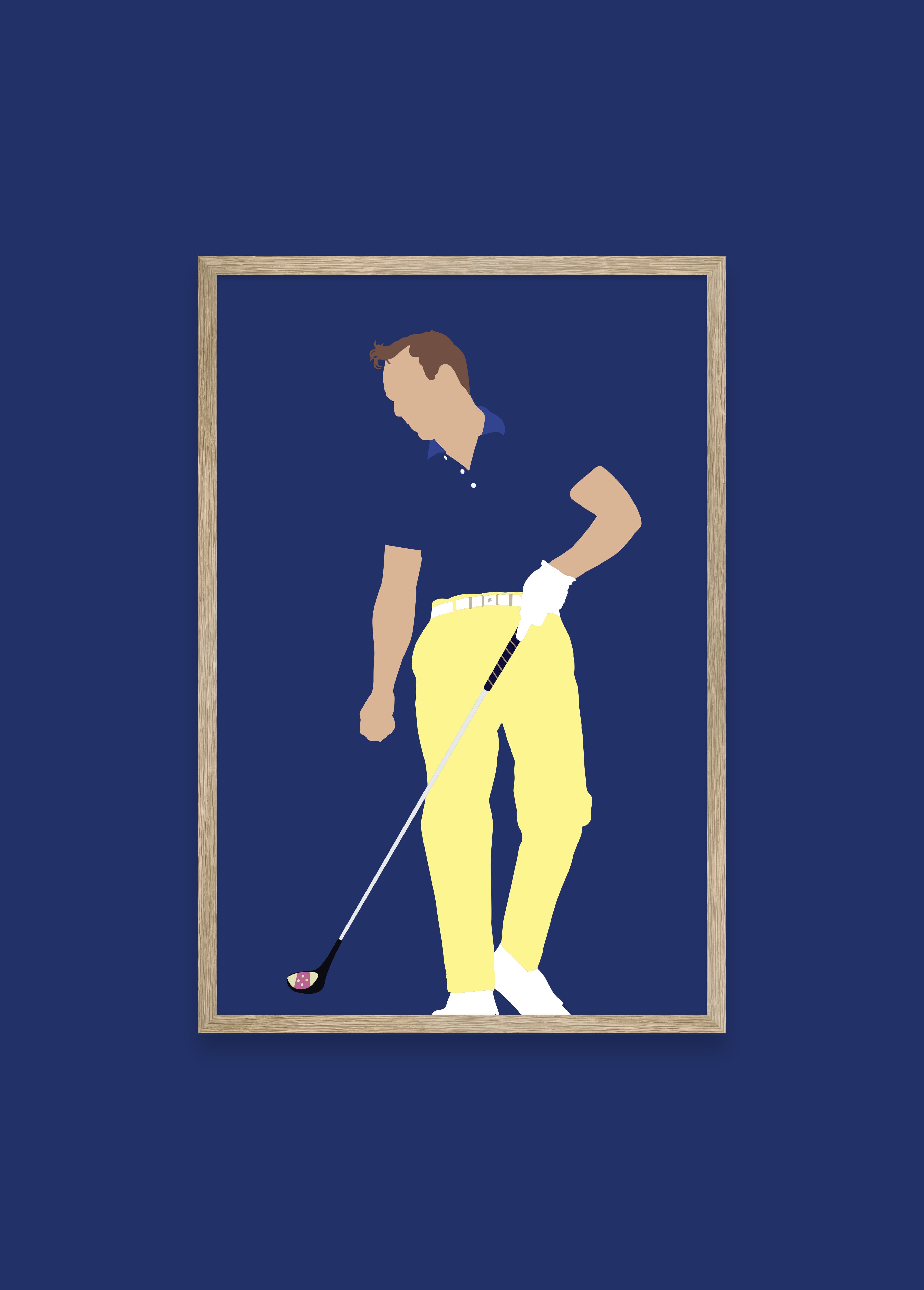 Arnie — framed