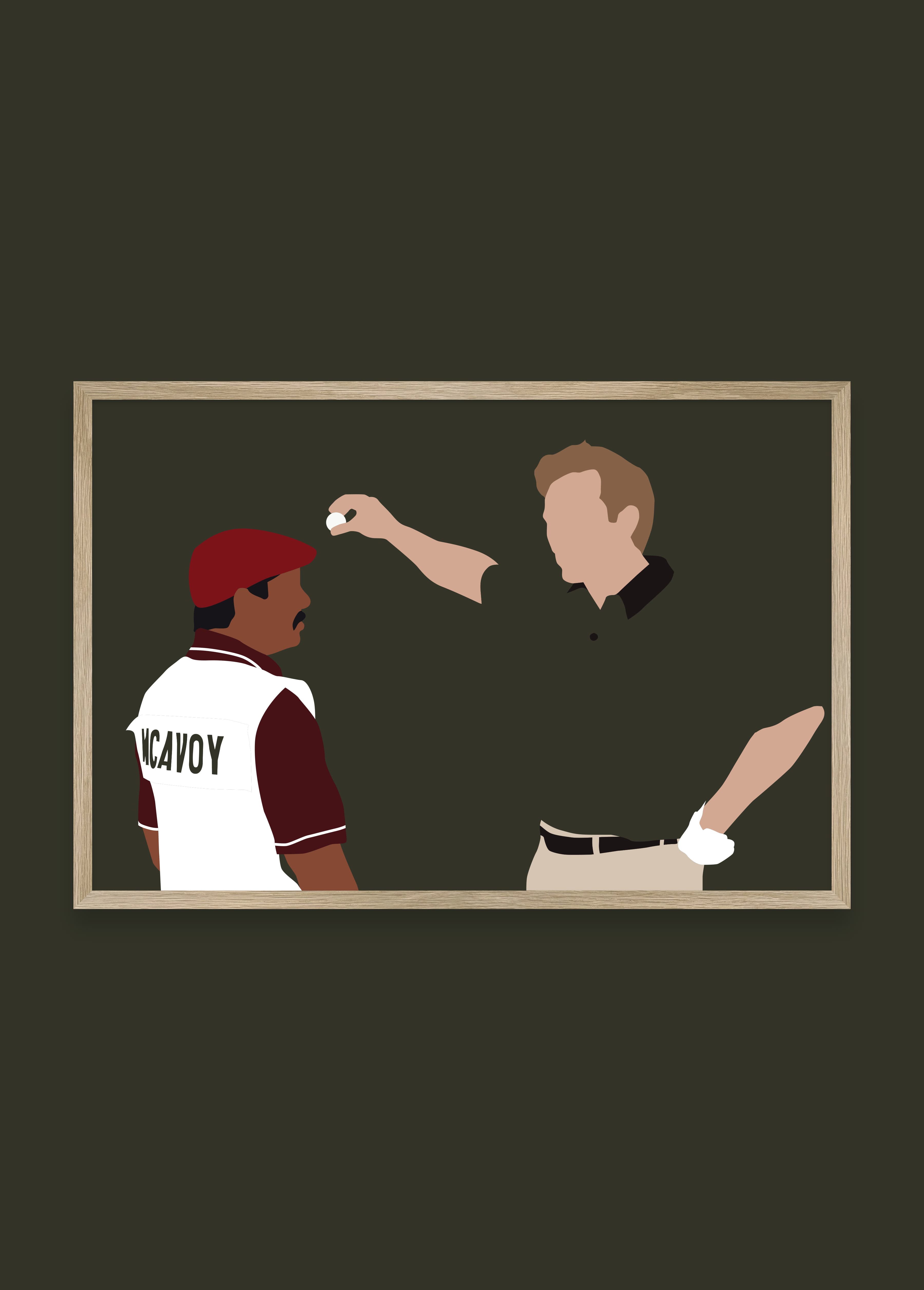 Go For It golf art print — Tin Cup Kevin Costner going for glory