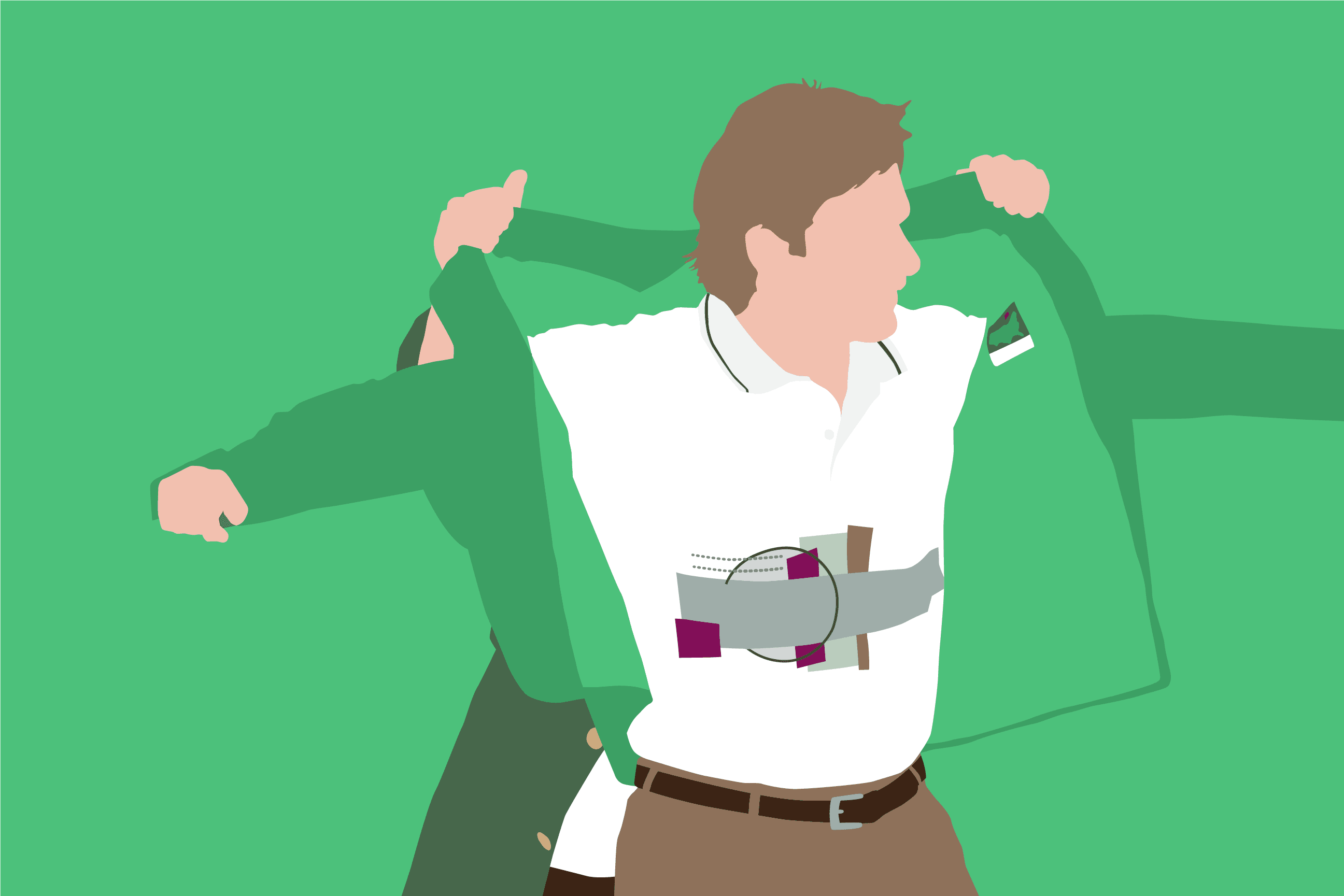 1992 Masters art print — Fred Couples Amen Corner