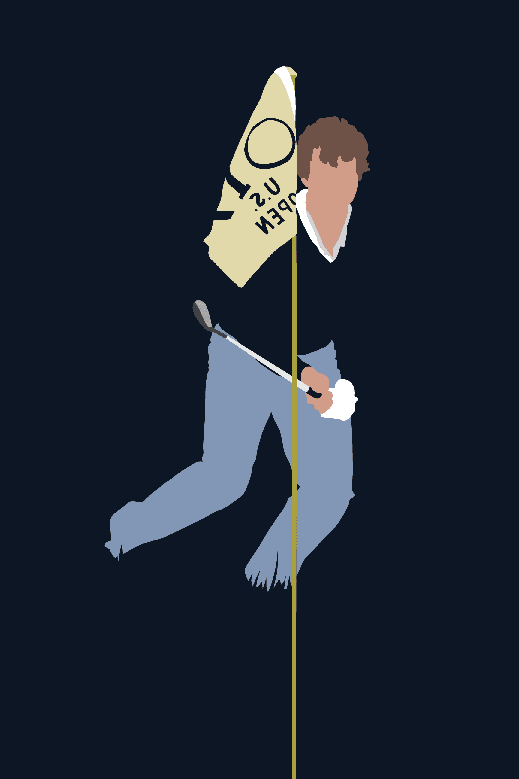 1992 US Open art print — Pebble Beach