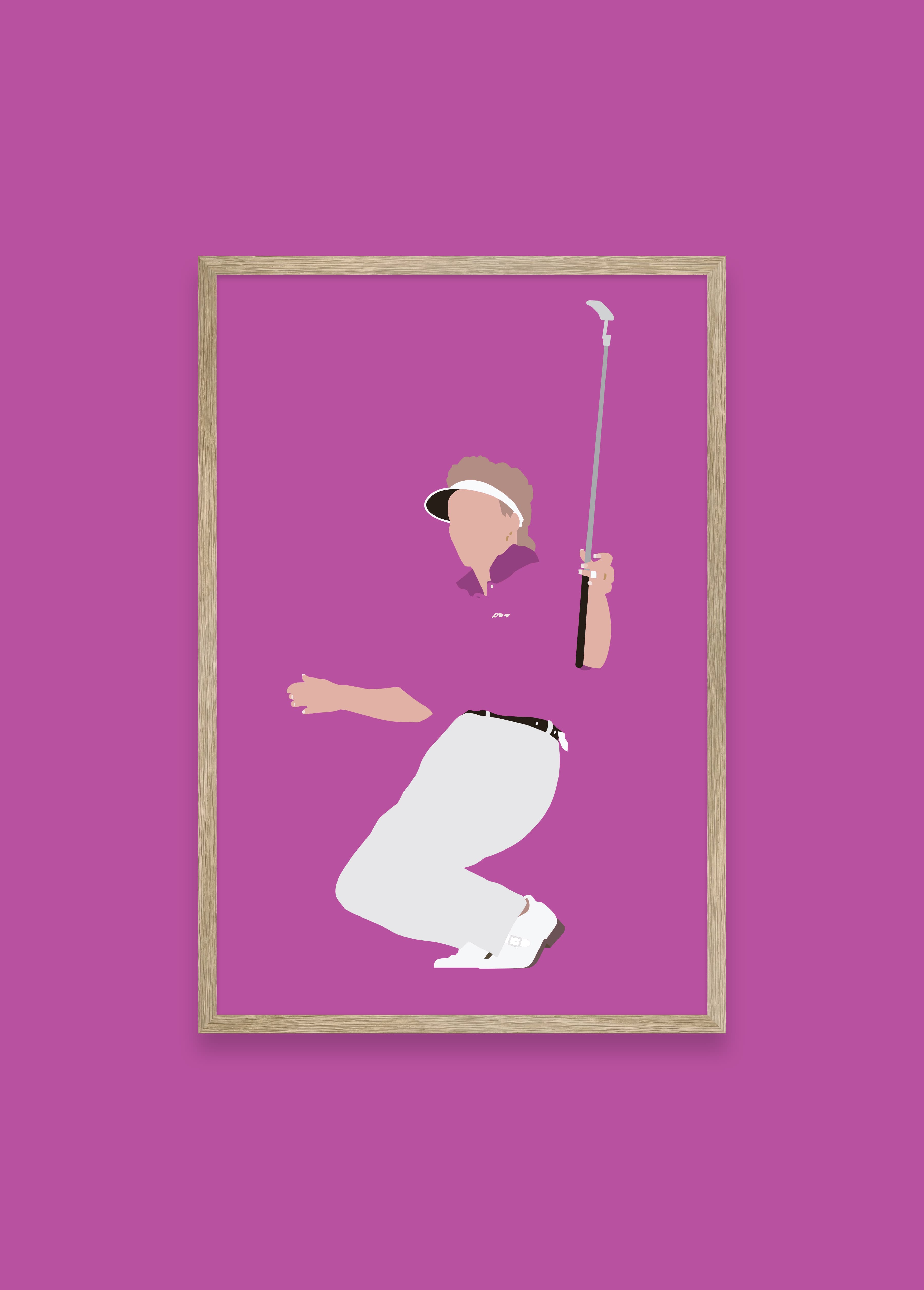 Dottie Pepper — framed
