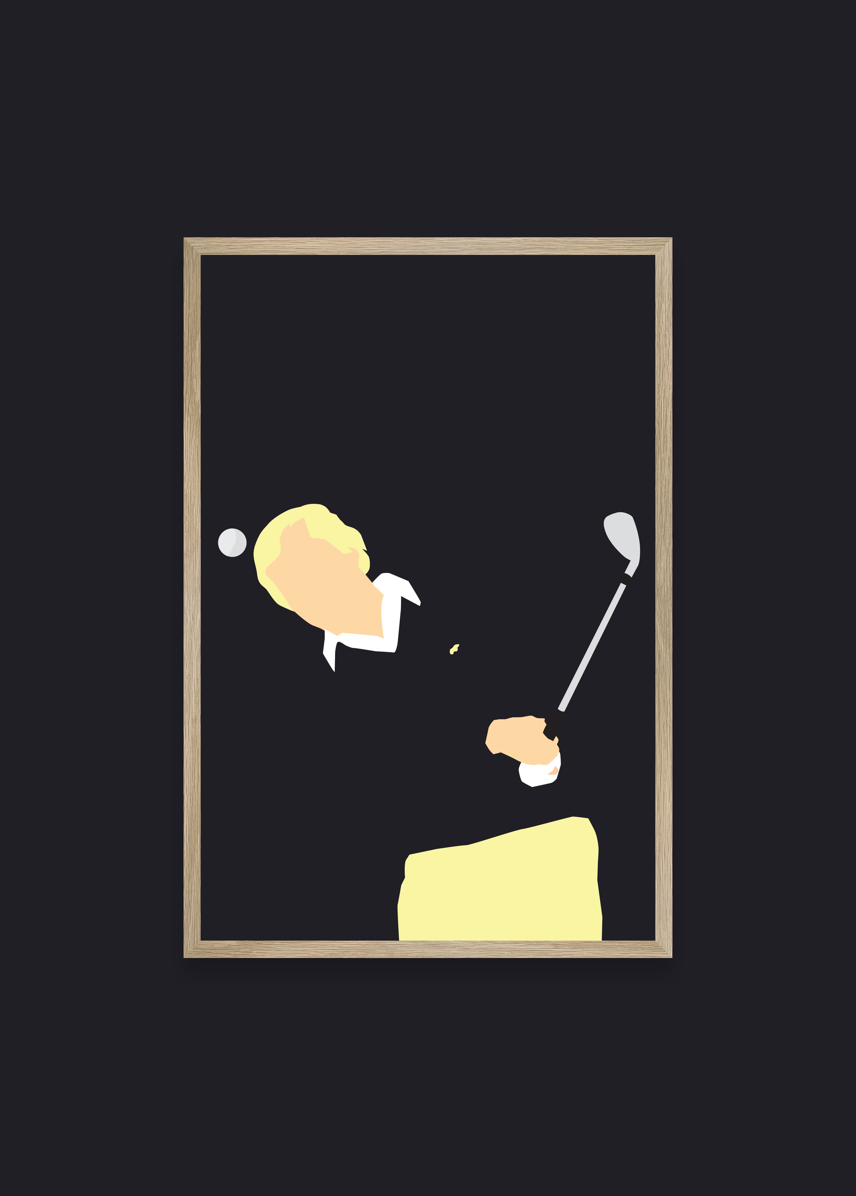 Golden Bear II — framed