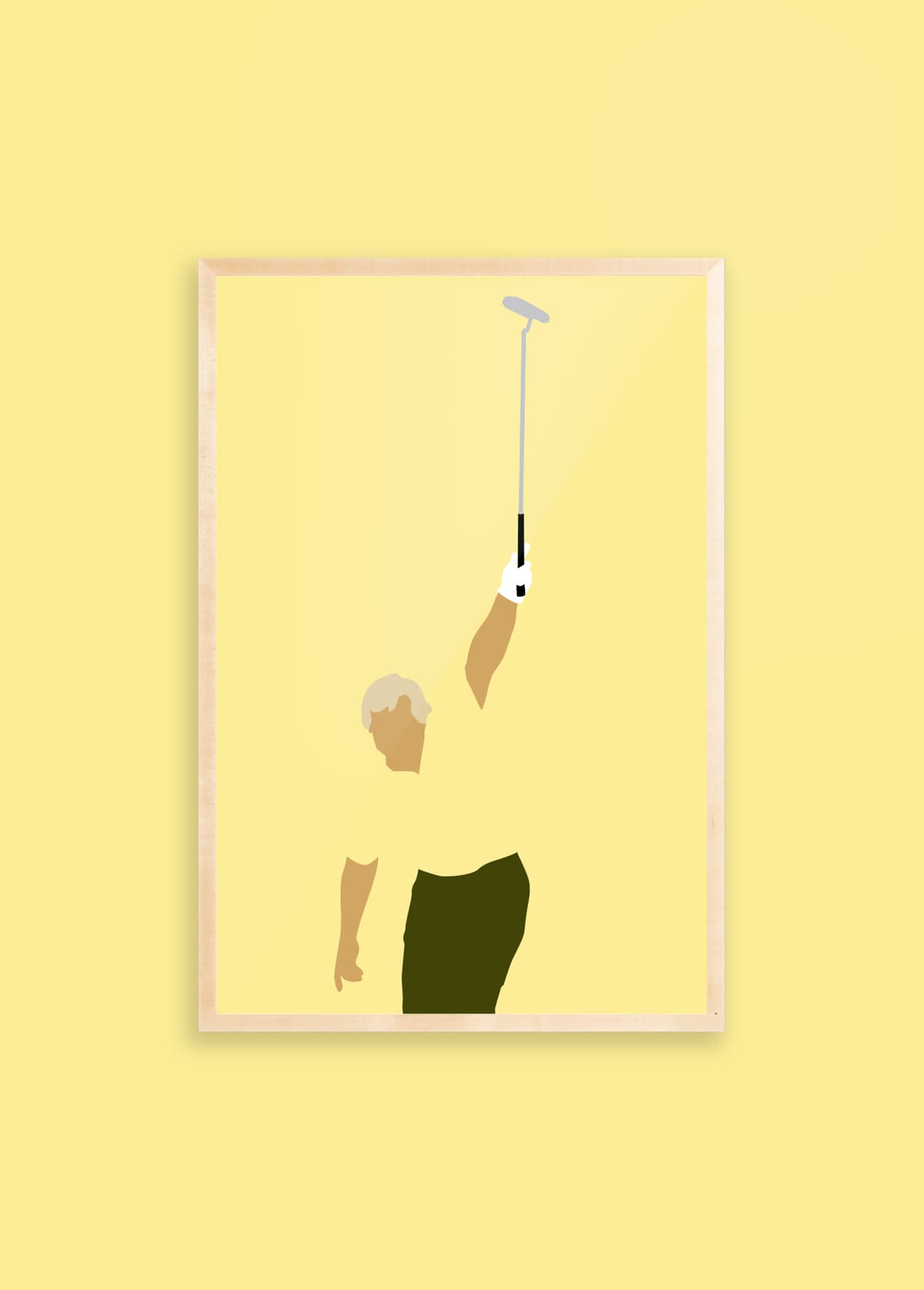 Golden Bear — framed