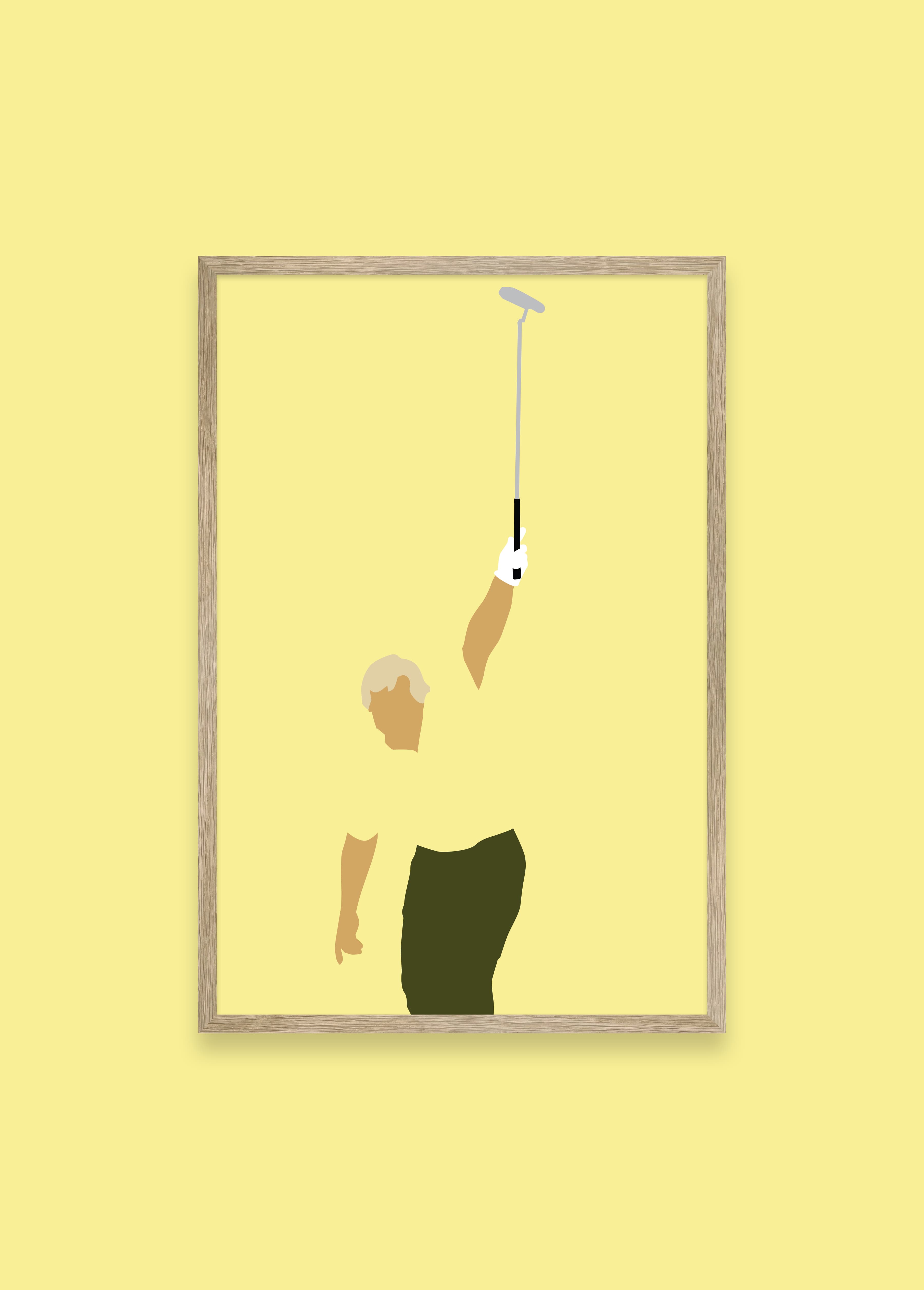 Golden Bear — framed