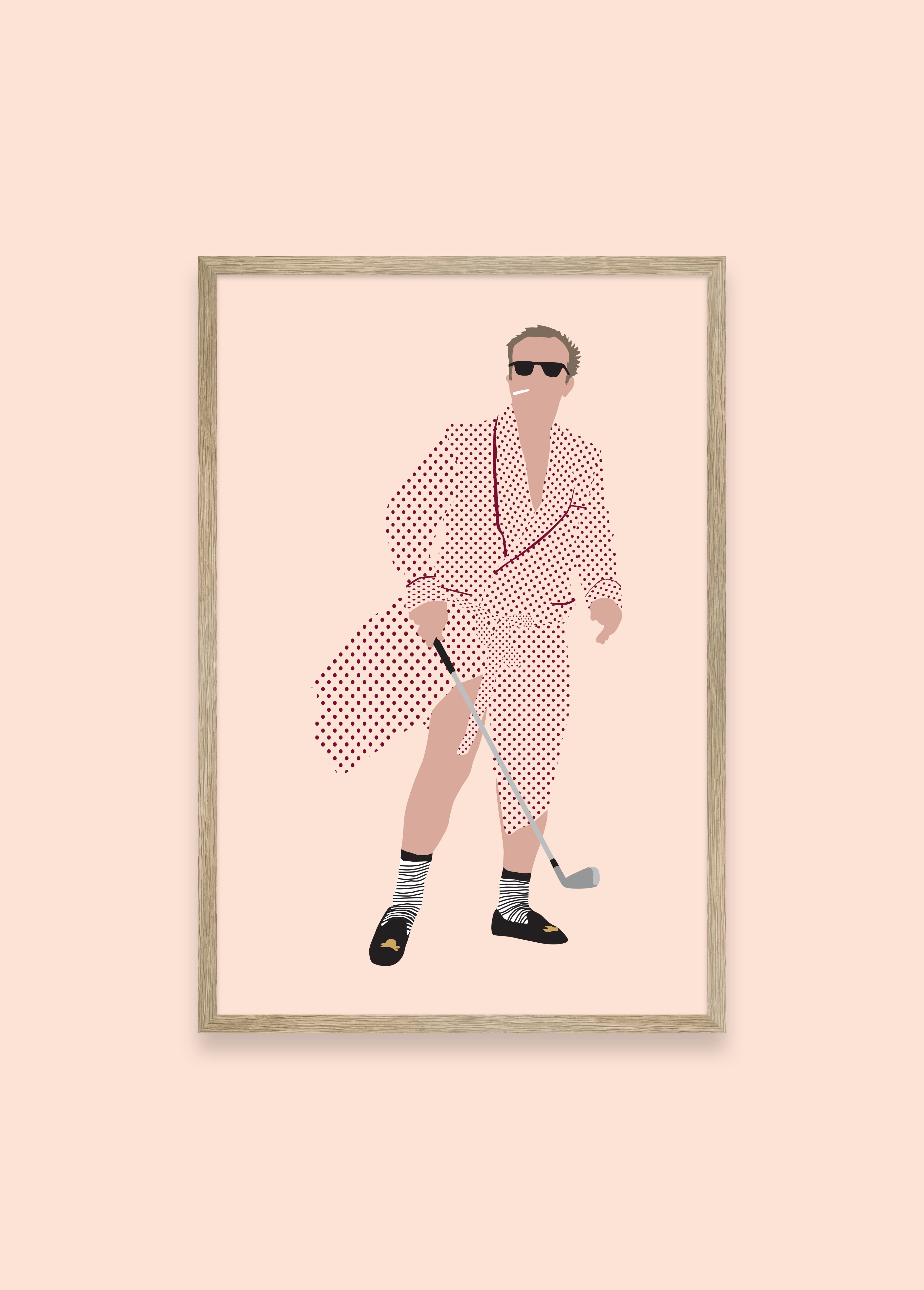 Not Jack Nicklaus — framed