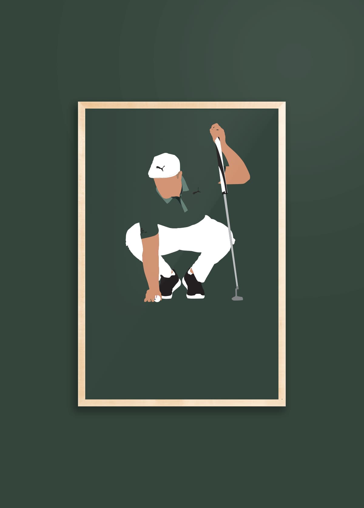 Putt for Dough — framed