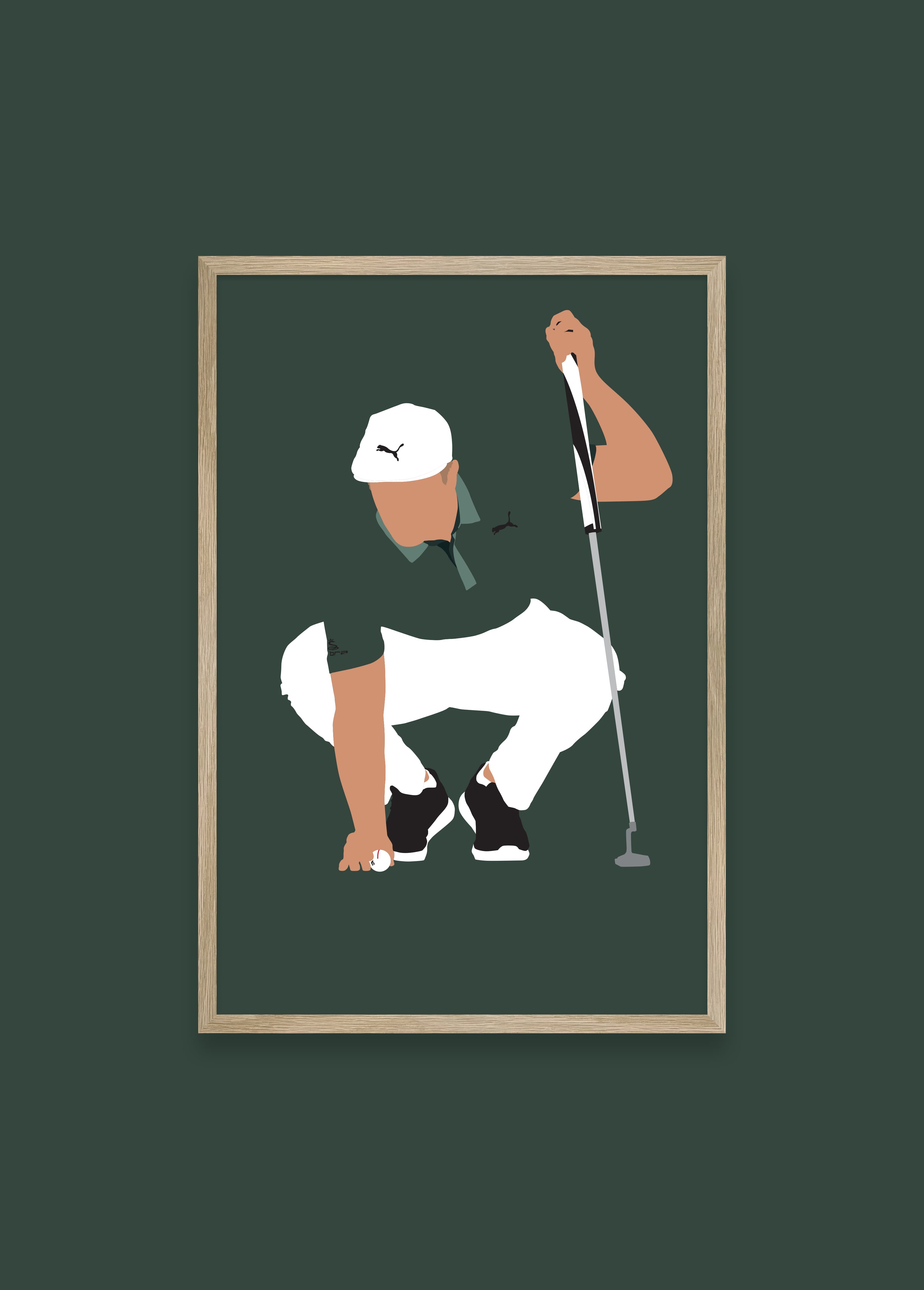 Putt for Dough — framed