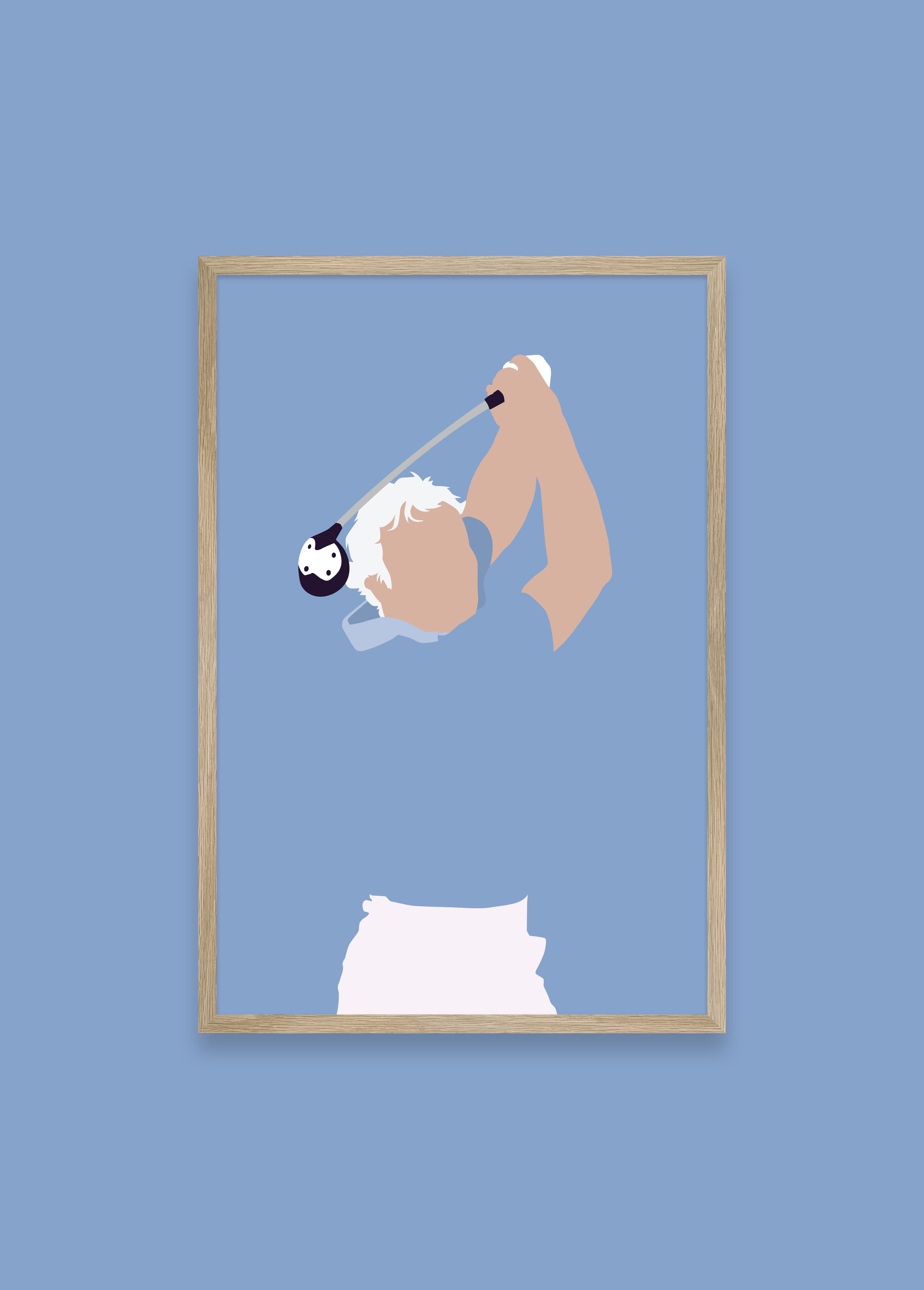 Reverse C — framed