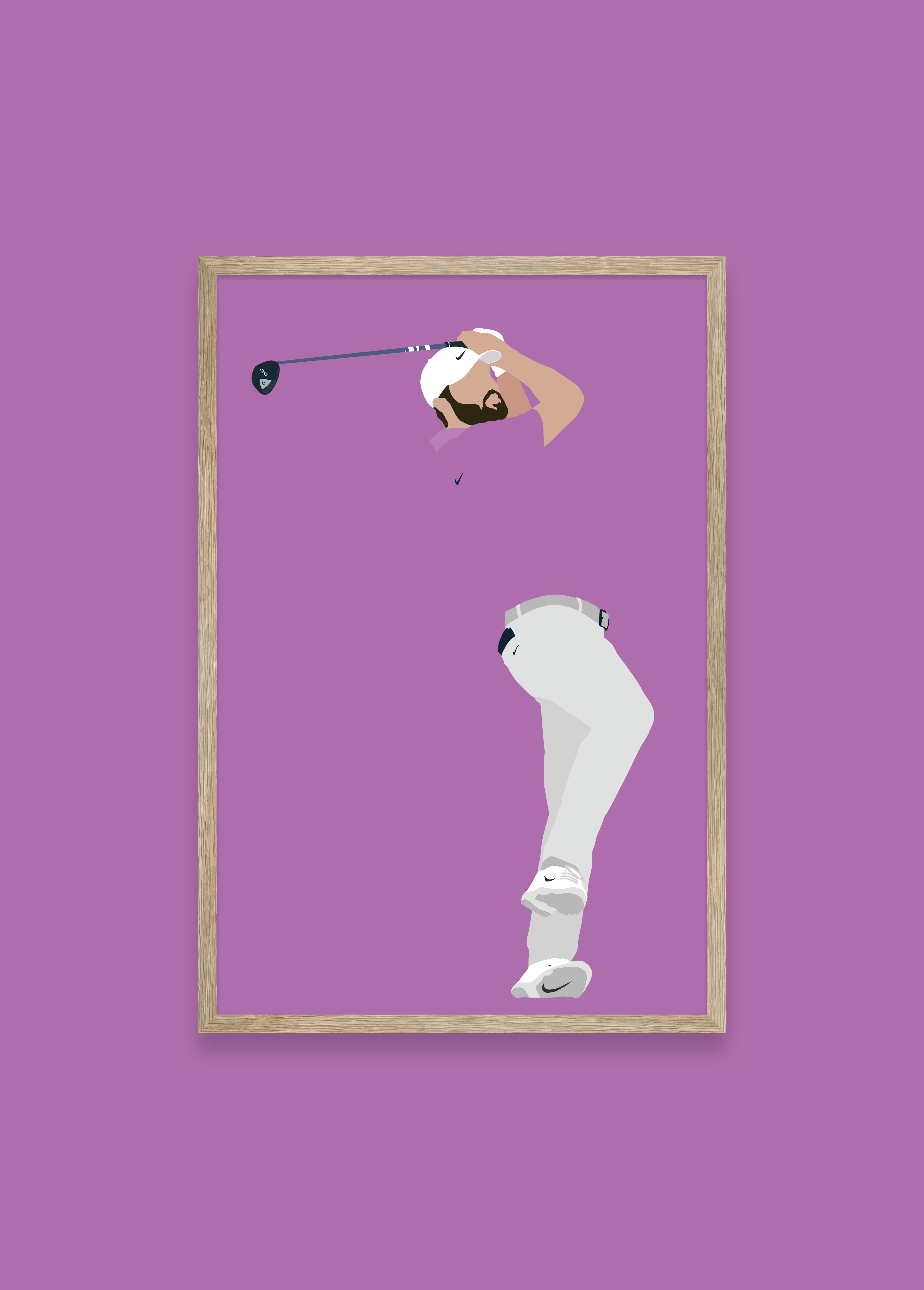 The Scheffler Shuffle — framed