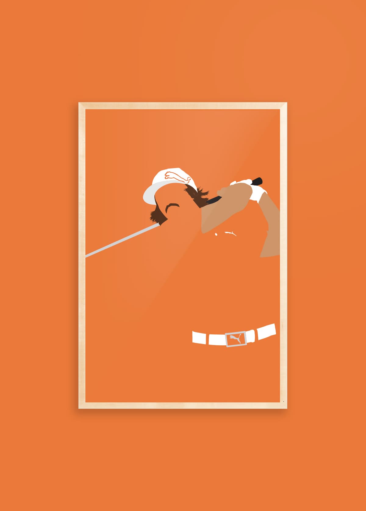 Sunday Orange — framed