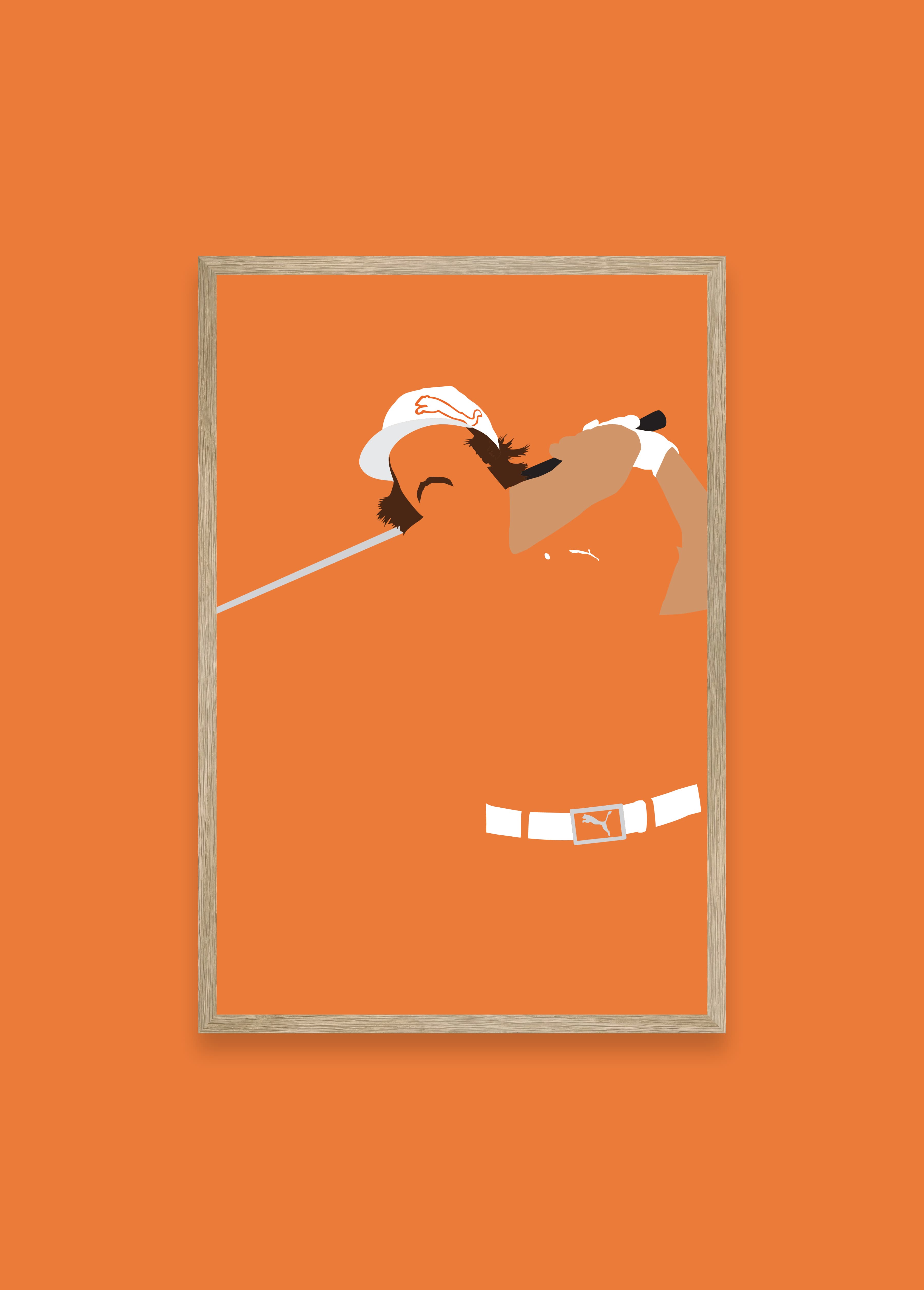 Sunday Orange — framed