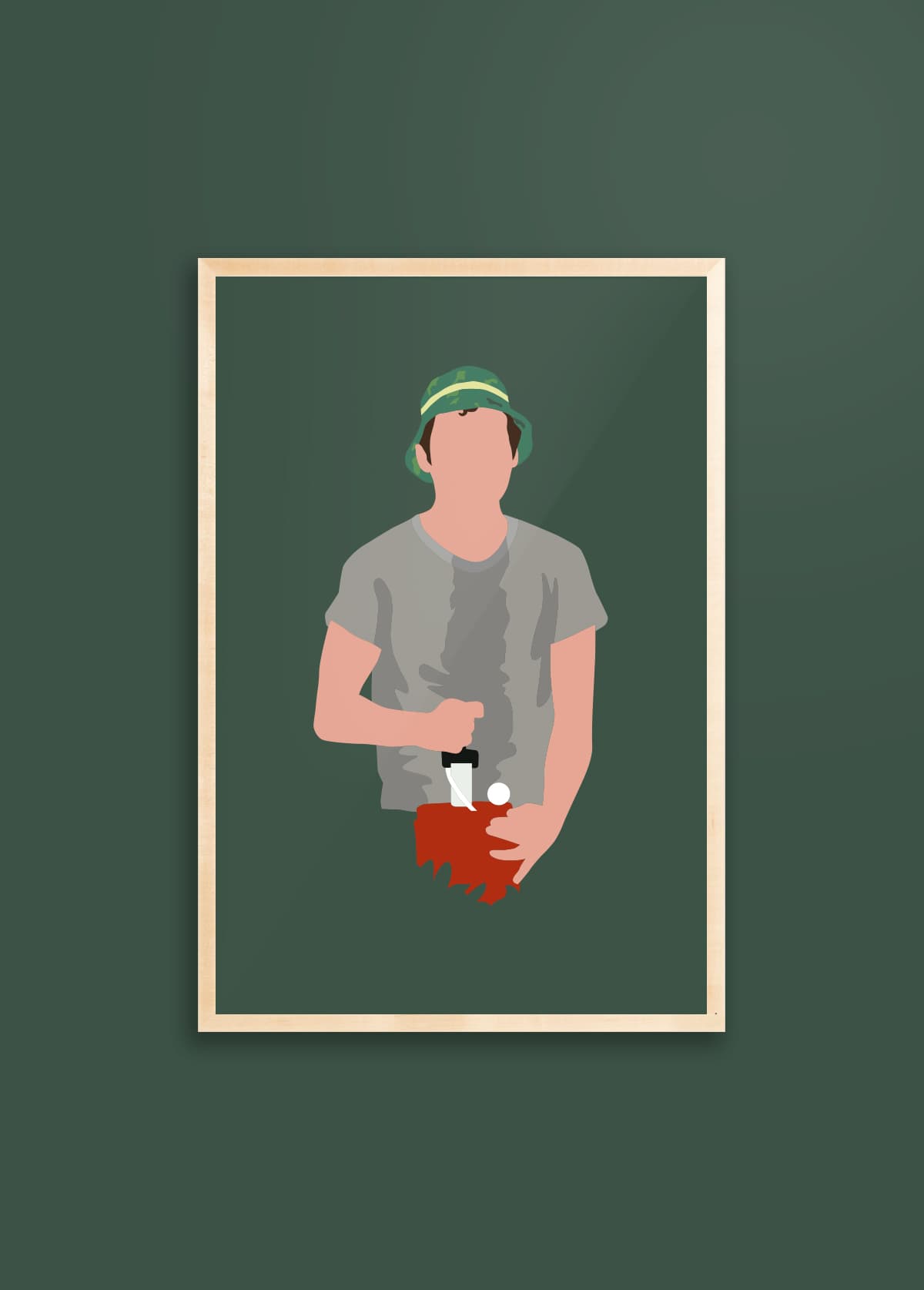 Wash Your Balls — framed